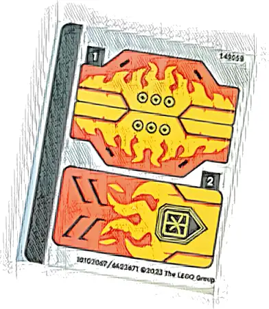 Sticker Sheet for Set 71780 - (10102067/6422671)