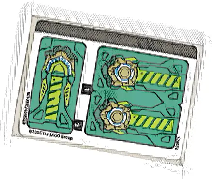 Sticker Sheet for Set 71828 - (10110231/6518780)