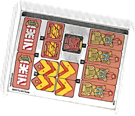 Sticker Sheet for Set 71830 - (10110235/6518784)