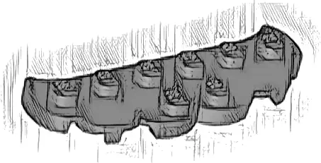 Plate, Round 2 x 6 Scalloped Edge