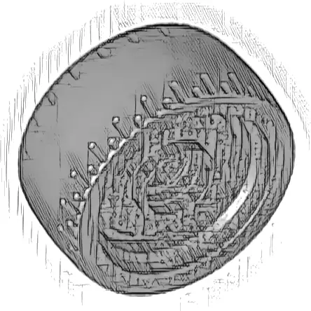 Wheel 24 x 12 with Pin Hole with Molded Black Hard Rubber Tire Pattern