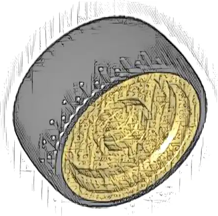 Wheel 24 x 12 with Pin Hole with Molded Black Hard Rubber Tire Pattern