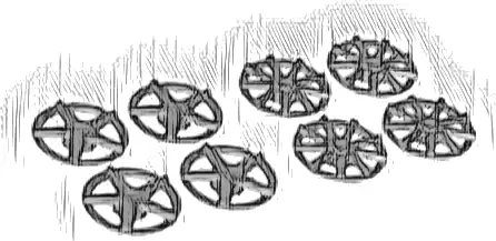 Wheel Cover 5 Spoke and 9 Spoke for Wheel 72206pb01, 8 in Bag - 4 of Each (Multipack)