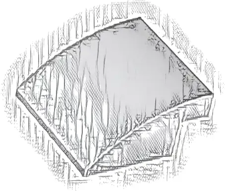 Slope, Curved 4 x 4 x 1 2/3