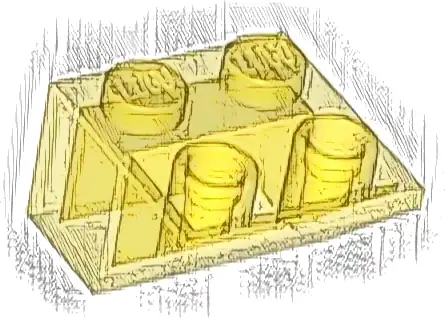 Slope, Inverted 45 2 x 2 without Bottom Tube