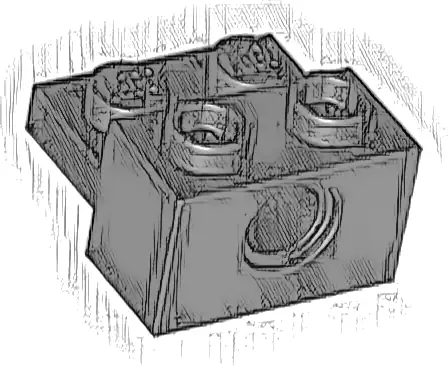 Technic, Brick Modified 1 x 2 with Hole and 1 x 2 Plate
