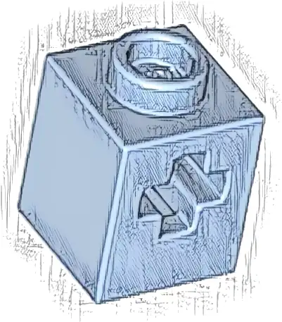 Technic, Brick 1 x 1 with Axle Hole