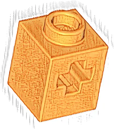 Technic, Brick 1 x 1 with Axle Hole