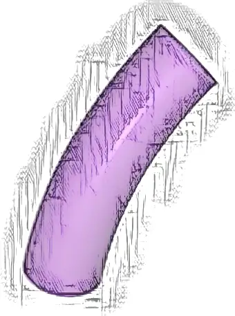 Brick, Round Tube 1 x 1 d. 45 degrees Elbow Macaroni Half - Axle Hole