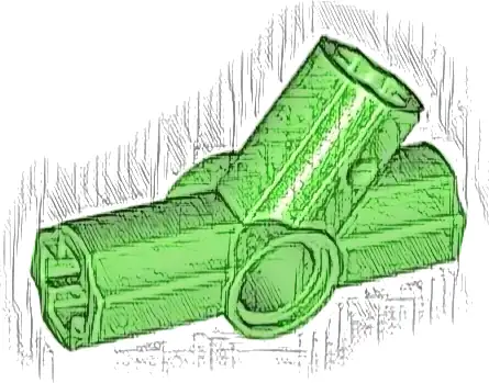 Technic, Axle and Pin Connector Angled Triple - 60 / 120 / 180 degrees