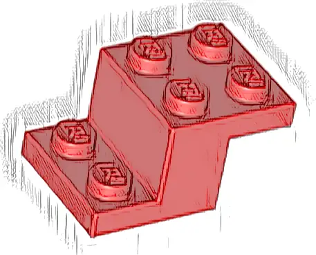 Bracket 3 x 2 x 1 1/3 with Bottom Stud Holder