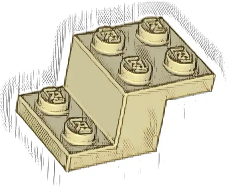 Bracket 3 x 2 x 1 1/3 with Bottom Stud Holder
