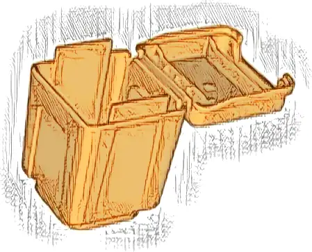 Duplo Container Garbage Can with Lid