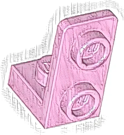 Bracket 1 x 1 - 1 x 2 Inverted