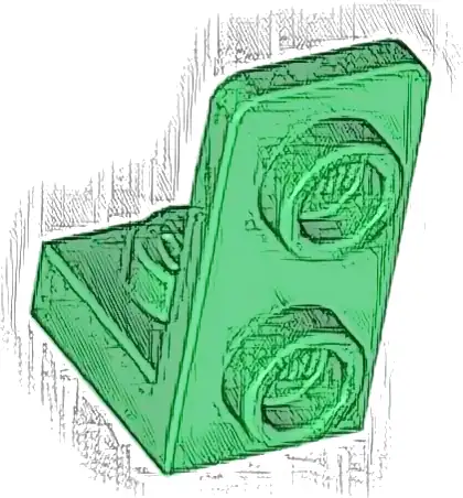 Bracket 1 x 1 - 1 x 2 Inverted