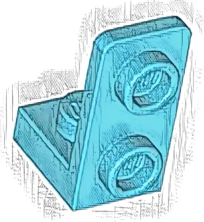 Bracket 1 x 1 - 1 x 2 Inverted