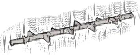 Plant Vine 10L with Spikes - Flexible Rubber