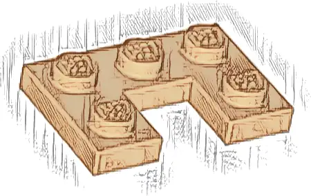 Plate, Modified 2 x 3 with 1 x 1 Cutout