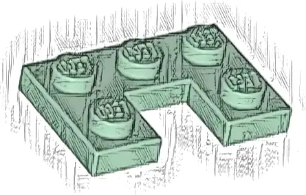 Plate, Modified 2 x 3 with 1 x 1 Cutout