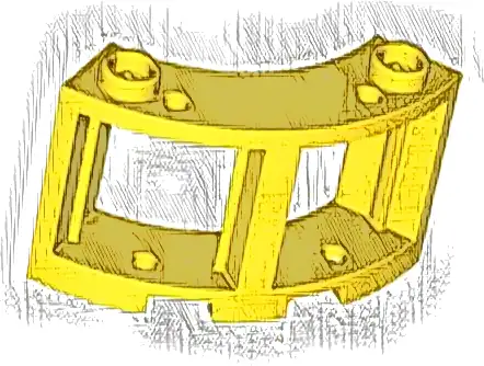 Window 3 x 3 x 2 Round Corner