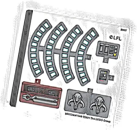 Sticker Sheet for Set 75319 - International Version - (80032/6361049)