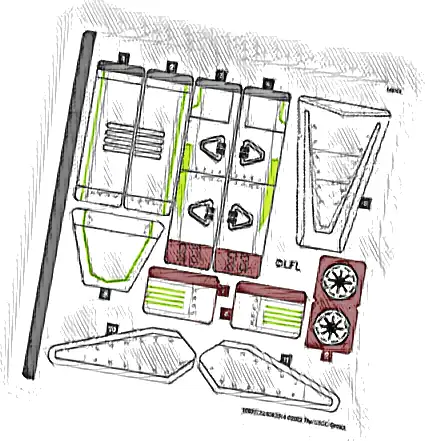 Sticker Sheet for Set 75342 - (10001722/6392514)