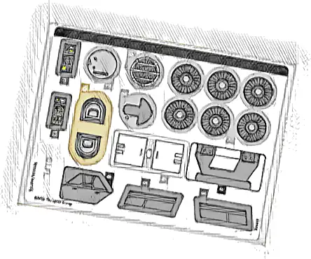 Sticker Sheet for Set 75374 - (10106135/6467195)