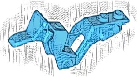 Część LEGO® 75522 Owiewka Motocyklowa, Stuntz Motocykl Terenowy