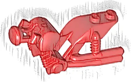 Część LEGO® 75537 Owiewka Motocyklowa, Stuntz Podwójny Wydech