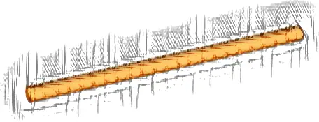 Hose, Rigid 3mm D.  7L / 5.6cm