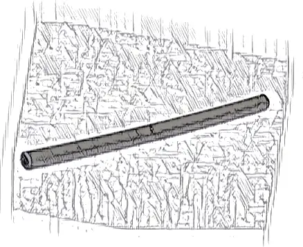 Hose, Rigid 3mm D.  8L / 6.4cm