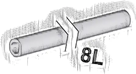 Hose, Rigid 3mm D.  8L / 6.4cm