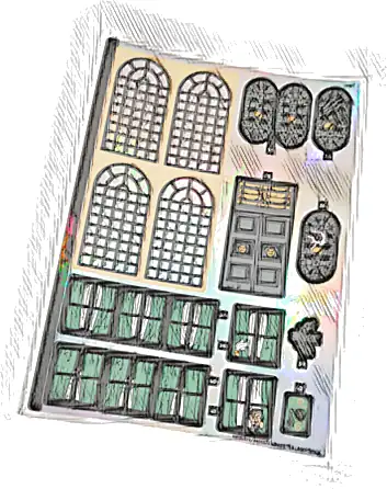 Sticker Sheet for Set 76417, Sheet 3, Iridescent Mirrored - (10104899/6454476)
