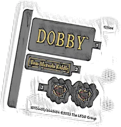 Sticker Sheet for Set 76421 - (10104435/6445494)