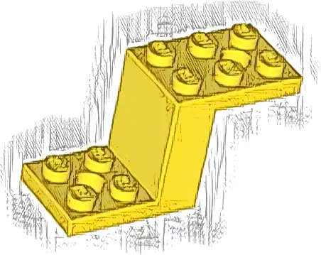 Bracket 5 x 2 x 2 1/3 with 2 Holes and Bottom Stud Holder