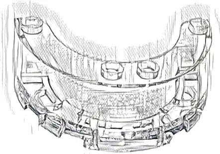 Windscreen 4 x 6 x 1 1/3 Round
