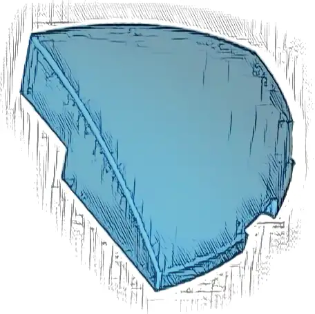 Slope, Curved 3 x 3 Corner Round