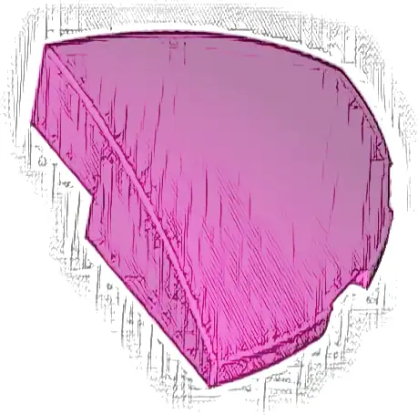 Slope, Curved 3 x 3 Corner Round