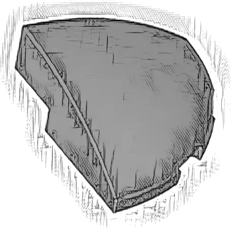 Slope, Curved 3 x 3 Corner Round