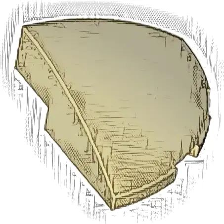 Slope, Curved 3 x 3 Corner Round