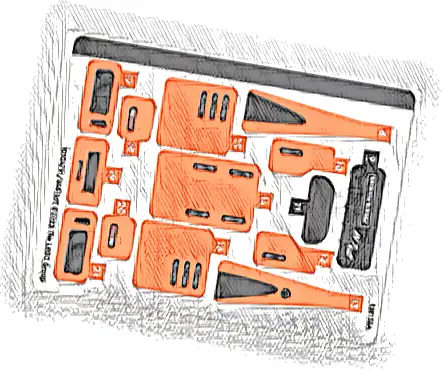 Sticker Sheet for Set 76918, Sheet 2 - (10104791/6451491)