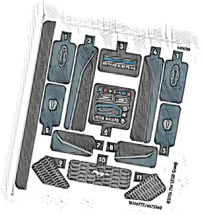 Sticker Sheet for Set 76920 - (10106779/6472360)