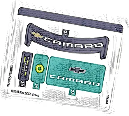 Sticker Sheet for Set 76935, Sheet 2 - (10110127/6515735)