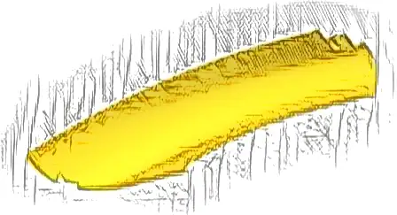 Wedge 10 x 2 x 2 Left