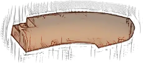 Wedge 10 x 2 x 2 Right