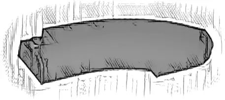 Wedge 10 x 2 x 2 Right