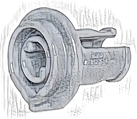 Projectile Launcher Part, Rapid Shooter Trigger Large