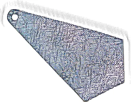 Mini Doll, Cape Cloth, Friends, Extra Long Narrow with Small Top Hole and Silver Dots Pattern