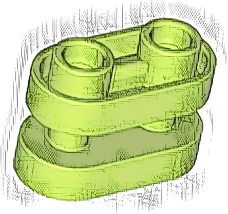 Brick, Round 1 x 2 with Hollow Studs and Open Center with Bars