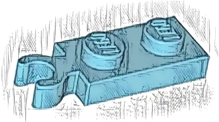 Plate, Modified 1 x 2 with Clip on End (Vertical Grip)